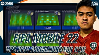 FIFA Mobile 22 Indonesia | Tips & Tricks 5 Best Formation for H2H! Preferensi Untuk Push Ranked H2H!