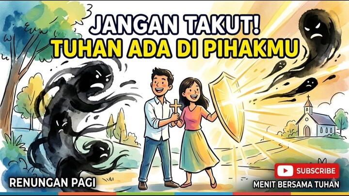 Renungan dan Doa Pagi 12 September 2026. Jangan Takut Tuhan Ada di Pihakmu