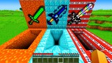 Where do lead SECRET STAIRS in Minecraft ? I found a UNDERGROUND HOUSE ! NEW SECRET SWORDS
