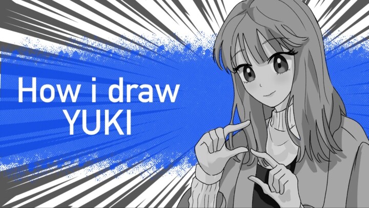 Drawing yubisaki to renren anime// romance