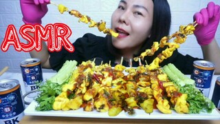 ASMR ปลาหมึกย่าง น้ำจิ้มแซ่บๆ มาแล้ว / Grilled Squid +Spicy Sauce