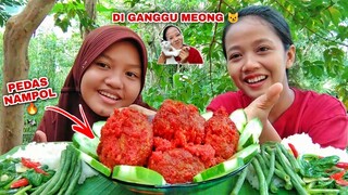 MUKBANG BAKSO MERCON PEDAS NAMPOL🔥 RUSUH BANYAK GANGGUAN ⁉️ | MUKBANG INDONESIA