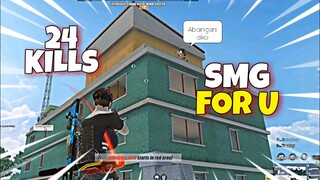 " AWM AND SMG " BEST COMBO 24 FIRETEAM KILLS [ ROS TAGALOG ]