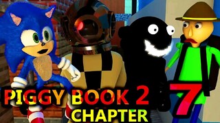 PIGGY BOOK 2 CHAPTER 7  vs SONIC & BALDI! ROBLOX RTX CHALLENGE Minecraft Animation Story