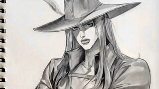 [Anime vẽ tay] Mong rằng Anna Sui ở thế giới mới sẽ được Jotaro chấp nhận