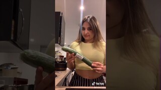 #Shorts Cucumber Challenge Tiktok Hot