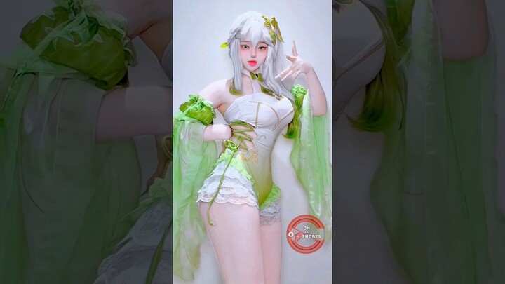 Nahida Cute Dance  Genshin Impact Cosplay #shorts