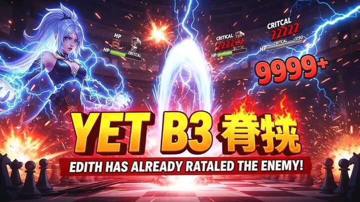 NGERI!!EDITH BELUM B3 MUSUH UDAH RATA||MAGIC CHES GOGO