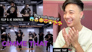 AC X FELIP Chris Brown - ‘Gimme That’ / Jay Roncesvalles Choreography | REACTION