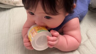 Who else gets it? The toys at home can't compare to bottles, cans, plastic bags, and remote controls