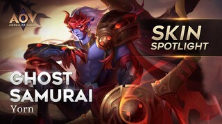 Ghost Samurai Yorn - Skin Spotlight Garena AOV ( Arena of Valor )