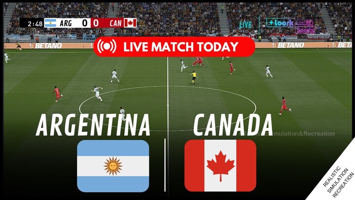 🔴Argentina vs Canada LIVE  Copa América - Semifinal - Watch Match LIVE Today simulation