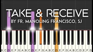 Mass Song: Take and Receive (Franciso, SJ) synthesia piano tutorial