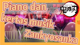 Piano dan kertas musik Zankyosanka