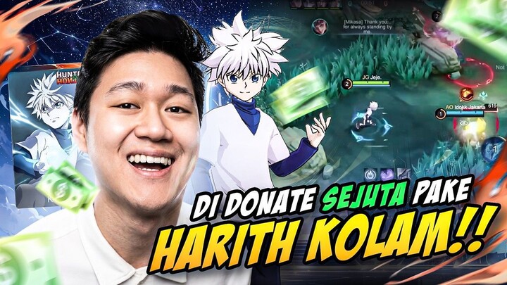 DI DONATE SULTAN BUAT PAKE HARITH JUNGLE LANGSUNG KITA BUKTIKAN - Mobile Legends