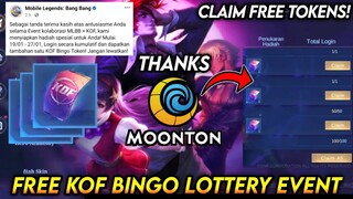 CLAIM EXTRA FREE KOF TOKENS (Thanks Moonton)! Kof Event 2024 - MLBB