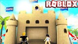 DEFENDING MY AMAZING SAND CASTLE!! - ROBLOX BASE RAIDERS