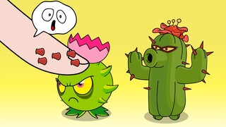 Anime Chibi Plant vs Zombie vs Finger - Plant vs Zombies 2 Animation