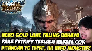 DITANGAN YANG TEPAT INI HERO GOLD LANE PALING NGERI ! HERO YANG GAK BISA DI BY 1-IN !!