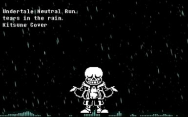 [Cover Song] [Undertale Neutral Run] Tears In The Rain Kitsune Cover