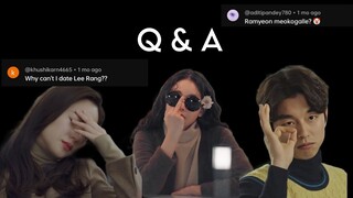 My first Q & A video