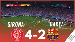 Highlights | Girona 4-2 Barcelona • La Liga 23/24 | Simulación y Recreación de Video Juego