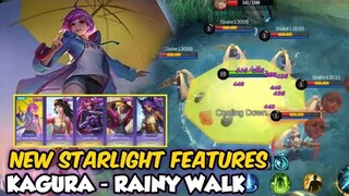 NEW STARLIGHT FEATURES | KAGURA - RAINY WALK | MOBILE LEGENDS