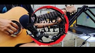 Demon Slayer: Gurenge - Lisa | Kimetsu no Yaiba (guitar fingerstyle) MAONO AU-PM422