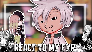 Hashira's & kamaboko squad react to my fyp |Demon Slayer|