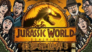 [Cartoon Sandwich Parody Animation] The correct way to watch the trailer of "Jurassic World 3"!