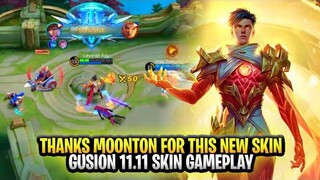 THANK YOU MOONTON FOR THIS NEW GUSION 11.11 SKIN | AUTO SAVAGE | Mobile Legends: Bang Bang