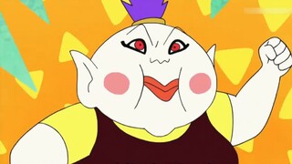 Alien Crocodile Mountain teamed up with Shin-chan to defeat the Pudding Man