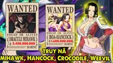 Tiền Truy Nã Mihawk - Boa Hancock - Crocodile - Weevil | Cựu Thất Vũ Hải