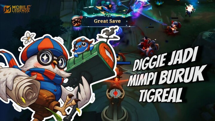 KALO MUSUH FULL CC • DIGGIE SOLUSI-NYA 🤣 TIGREAL SAMPE KESEL 🤣 | DIGGIE | MLBB