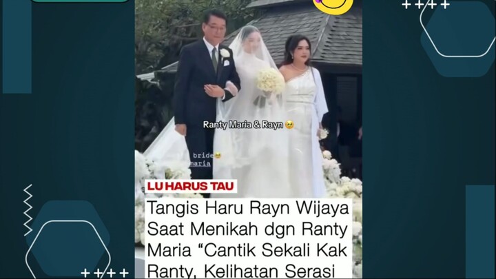 HAPPY WEDDING, RANTY MARIA DAN RAYN 😍