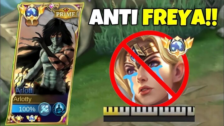 AGGRESSIVE FREYA PUNISHER! THIS TRICK MAKES YOU WIN 1 VS 1 AGAINST FREYA!!  ALROTT VS FREYA -MLBB