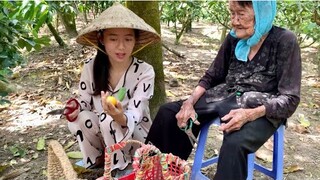 Về Thăm Bà Cồ Gần 100 Tuổi - Theo Bà Đi Cắt Hạnh Về Làm Hạnh Muối | NĐMT#178