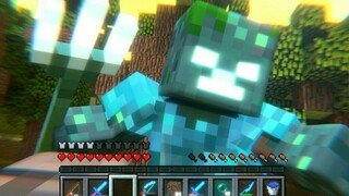 Blood-on-fire Mix of Minecraft with Rhymes