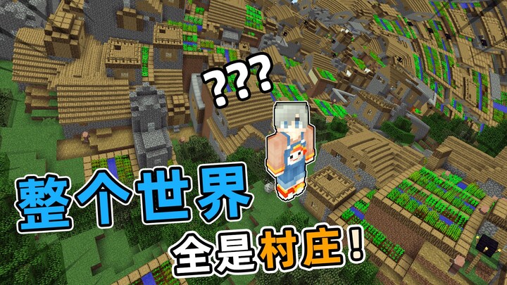 Minecraft: The Entire World Is Just Villages! How Will the Villagers Survive?