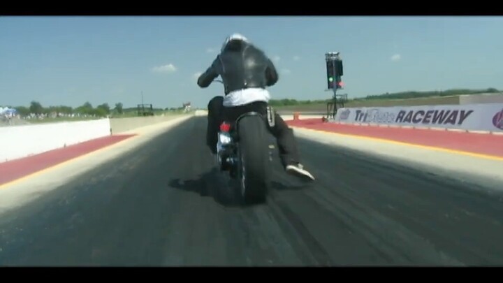 S&S Shovel Tour Drag Racing