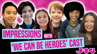 Netflix's We Can Be Heroes Cast Does Impressions — Missy, Wild Card and More