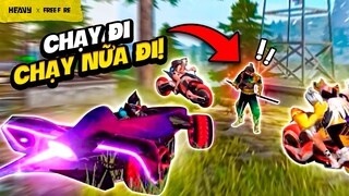 FREE FIRE | Chỉ Dùng Xe Vẫn Săn Kill Đều Đều, Team Heavy Hôm Nay Cháy Nhất Map | HEAVY