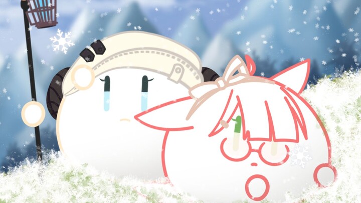 【明日方舟】春弦团子版（虽然可能没人看……庆祝春弦百万播放而制作，季节转换高能注意！）夜莺和末药真是太可爱啦！