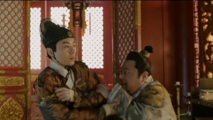 Funny father and son