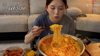 มุกปังจริง▶ มื้อดึกของวันนี้คือREAL SOUNDASMR MUKBANG