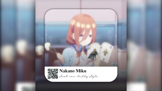 SHORT AMV DADDY STYLE - NAKANO MIKU