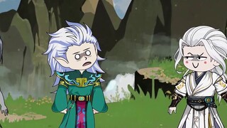 Being chased by a big boss, he escaped with the whole clan!