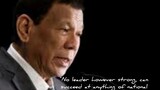 PRRD quotes and sayings