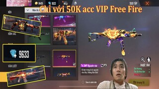 Tặng Ních Acc SIÊU VIP FREE FIRE, SLL Kim Cương Chưa Từng Có | NHNTroll