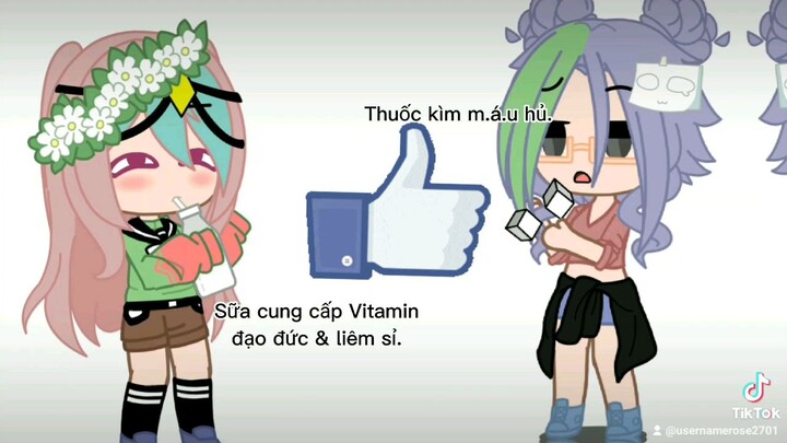 Sữa và thuốc dzì dzị nhỉ